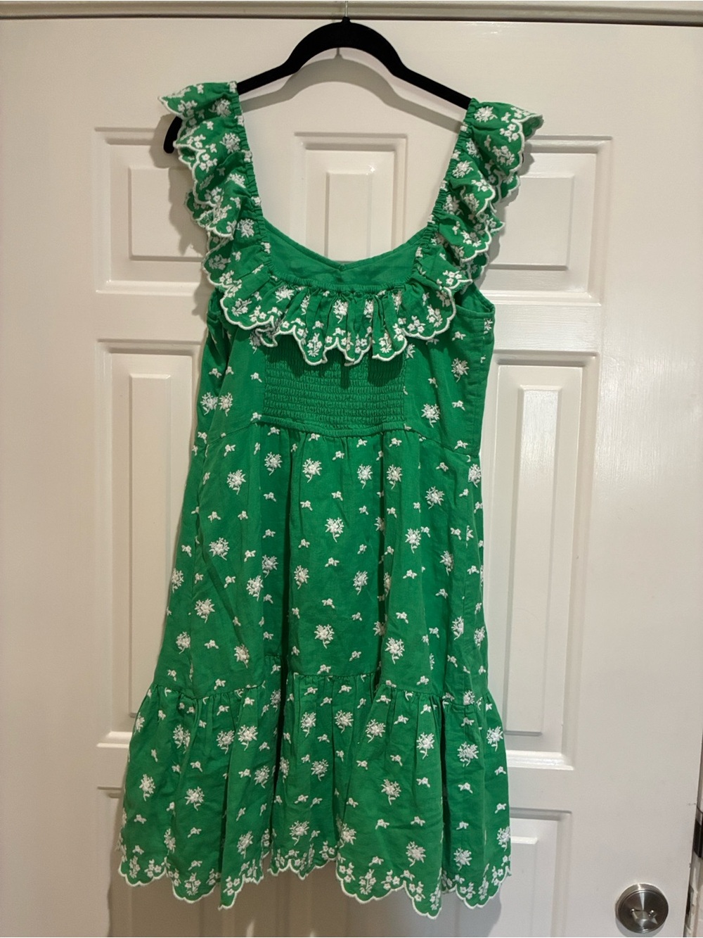 Roller Rabbit Green Embroidered Floral Dress - Picture 2 of 5
